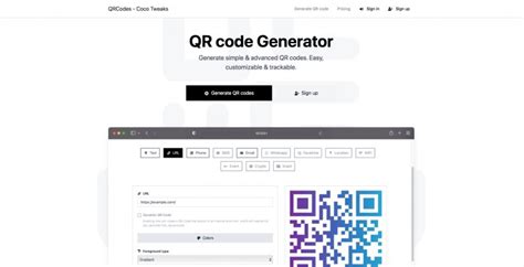 cocotweaks|QR code Generator .